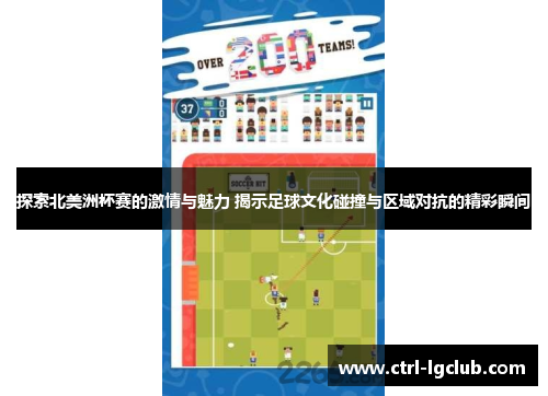 探索北美洲杯赛的激情与魅力 揭示足球文化碰撞与区域对抗的精彩瞬间